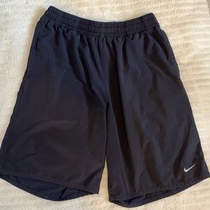 Men’s black Nike workout shorts